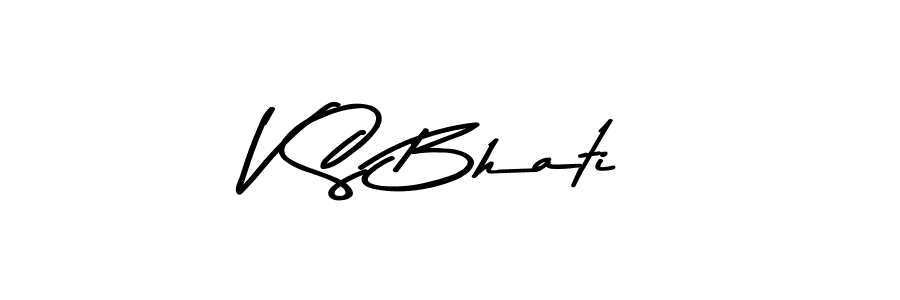Asem Kandis PERSONAL USE is a professional signature style that is perfect for those who want to add a touch of class to their signature. It is also a great choice for those who want to make their signature more unique. Get V S Bhati name to fancy signature for free. V S Bhati signature style 9 images and pictures png