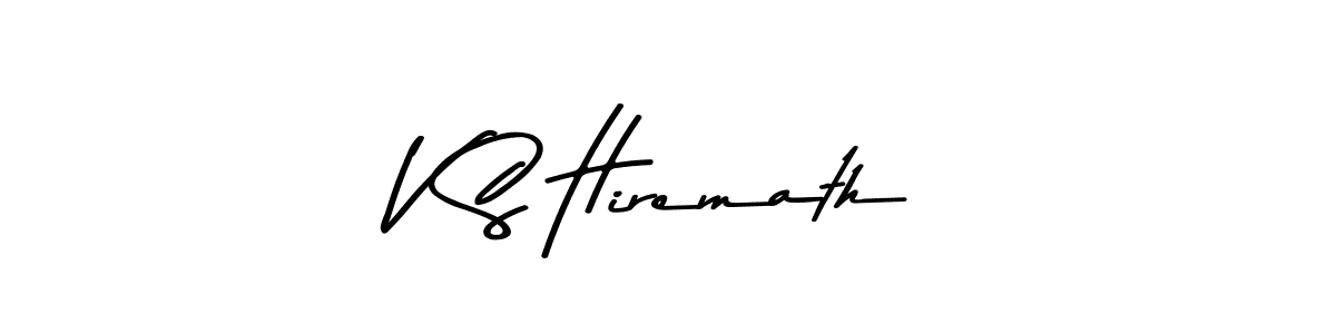 Also we have V S Hiremath name is the best signature style. Create professional handwritten signature collection using Asem Kandis PERSONAL USE autograph style. V S Hiremath signature style 9 images and pictures png