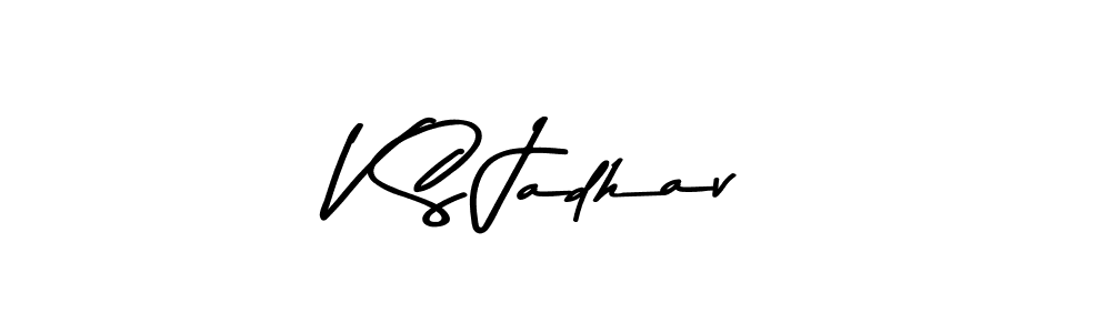 Here are the top 10 professional signature styles for the name V S Jadhav. These are the best autograph styles you can use for your name. V S Jadhav signature style 9 images and pictures png