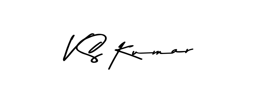 Use a signature maker to create a handwritten signature online. With this signature software, you can design (Asem Kandis PERSONAL USE) your own signature for name V S Kumar. V S Kumar signature style 9 images and pictures png