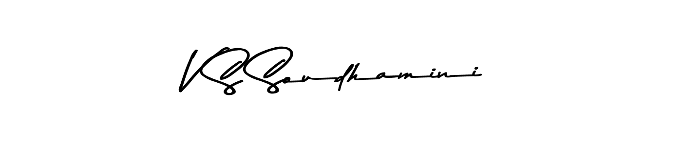if you are searching for the best signature style for your name V S Soudhamini. so please give up your signature search. here we have designed multiple signature styles  using Asem Kandis PERSONAL USE. V S Soudhamini signature style 9 images and pictures png