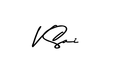 This is the best signature style for the V Sai name. Also you like these signature font (Asem Kandis PERSONAL USE). Mix name signature. V Sai signature style 9 images and pictures png