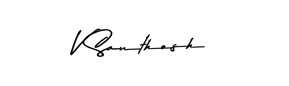 It looks lik you need a new signature style for name V Santhosh. Design unique handwritten (Asem Kandis PERSONAL USE) signature with our free signature maker in just a few clicks. V Santhosh signature style 9 images and pictures png
