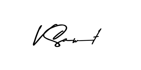 Similarly Asem Kandis PERSONAL USE is the best handwritten signature design. Signature creator online .You can use it as an online autograph creator for name V Sawt. V Sawt signature style 9 images and pictures png