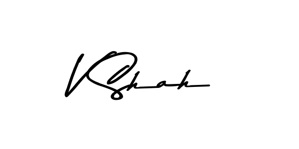 Similarly Asem Kandis PERSONAL USE is the best handwritten signature design. Signature creator online .You can use it as an online autograph creator for name V Shah. V Shah signature style 9 images and pictures png