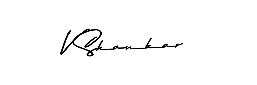 The best way (Asem Kandis PERSONAL USE) to make a short signature is to pick only two or three words in your name. The name V Shankar include a total of six letters. For converting this name. V Shankar signature style 9 images and pictures png