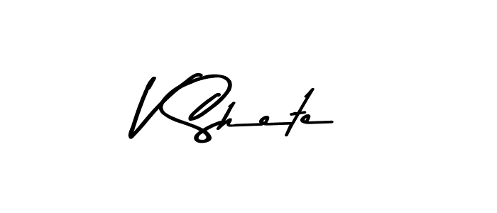 Here are the top 10 professional signature styles for the name V Shete. These are the best autograph styles you can use for your name. V Shete signature style 9 images and pictures png