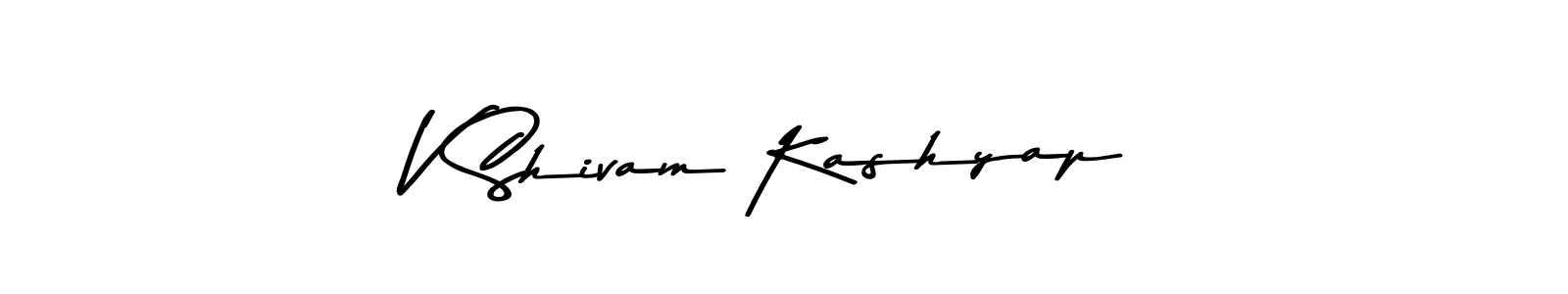 Asem Kandis PERSONAL USE is a professional signature style that is perfect for those who want to add a touch of class to their signature. It is also a great choice for those who want to make their signature more unique. Get V Shivam Kashyap name to fancy signature for free. V Shivam Kashyap signature style 9 images and pictures png