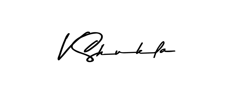 Similarly Asem Kandis PERSONAL USE is the best handwritten signature design. Signature creator online .You can use it as an online autograph creator for name V Shukla. V Shukla signature style 9 images and pictures png