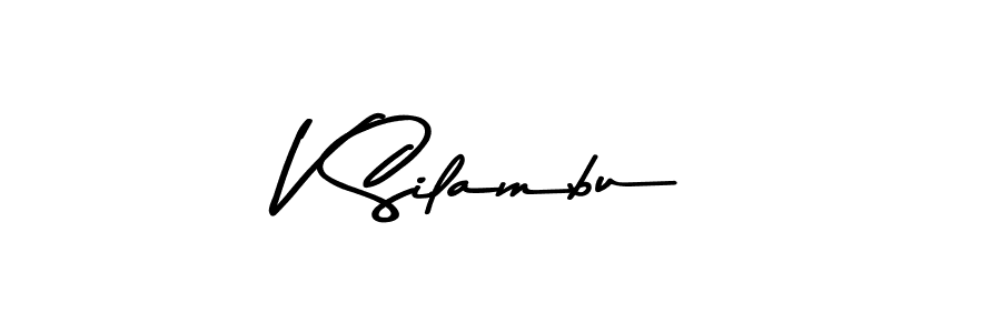 Here are the top 10 professional signature styles for the name V Silambu. These are the best autograph styles you can use for your name. V Silambu signature style 9 images and pictures png