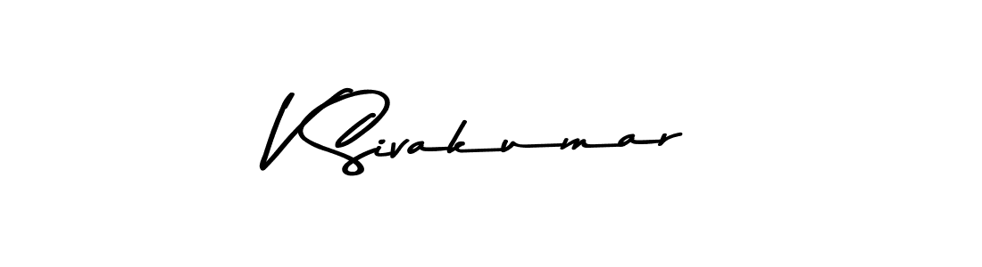Similarly Asem Kandis PERSONAL USE is the best handwritten signature design. Signature creator online .You can use it as an online autograph creator for name V Sivakumar. V Sivakumar signature style 9 images and pictures png