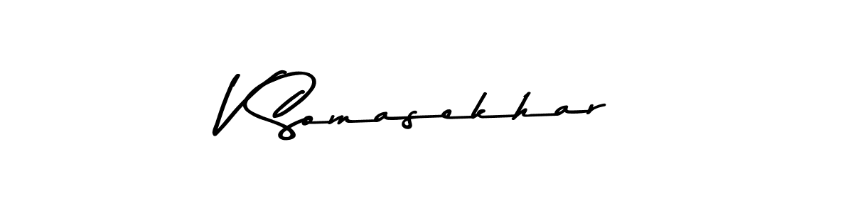 How to make V Somasekhar signature? Asem Kandis PERSONAL USE is a professional autograph style. Create handwritten signature for V Somasekhar name. V Somasekhar signature style 9 images and pictures png