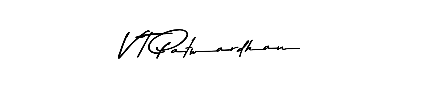 Design your own signature with our free online signature maker. With this signature software, you can create a handwritten (Asem Kandis PERSONAL USE) signature for name V T Patwardhan. V T Patwardhan signature style 9 images and pictures png