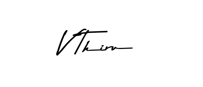 V Thiru stylish signature style. Best Handwritten Sign (Asem Kandis PERSONAL USE) for my name. Handwritten Signature Collection Ideas for my name V Thiru. V Thiru signature style 9 images and pictures png