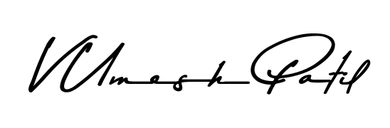 Also we have V Umesh Patil name is the best signature style. Create professional handwritten signature collection using Asem Kandis PERSONAL USE autograph style. V Umesh Patil signature style 9 images and pictures png