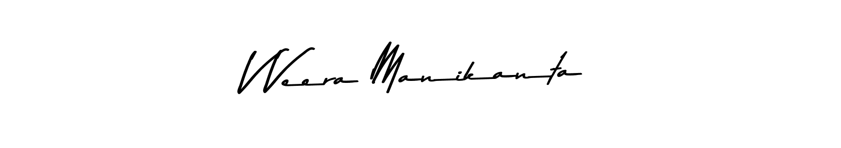 This is the best signature style for the V Veera Manikanta name. Also you like these signature font (Asem Kandis PERSONAL USE). Mix name signature. V Veera Manikanta signature style 9 images and pictures png