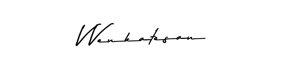 The best way (Asem Kandis PERSONAL USE) to make a short signature is to pick only two or three words in your name. The name V Venkatesan include a total of six letters. For converting this name. V Venkatesan signature style 9 images and pictures png