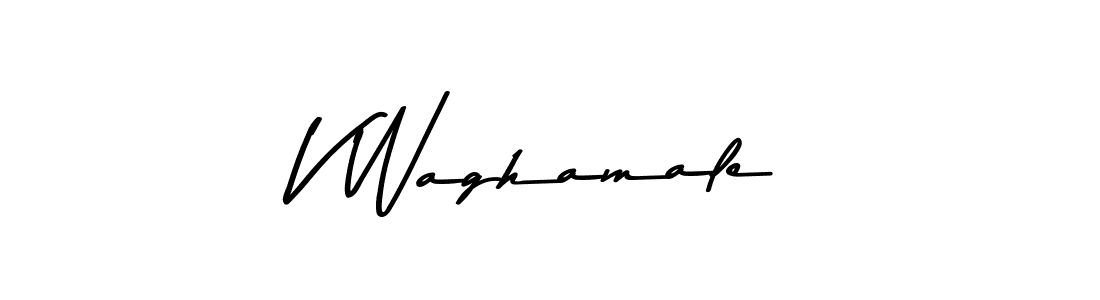 You should practise on your own different ways (Asem Kandis PERSONAL USE) to write your name (V Waghamale) in signature. don't let someone else do it for you. V Waghamale signature style 9 images and pictures png