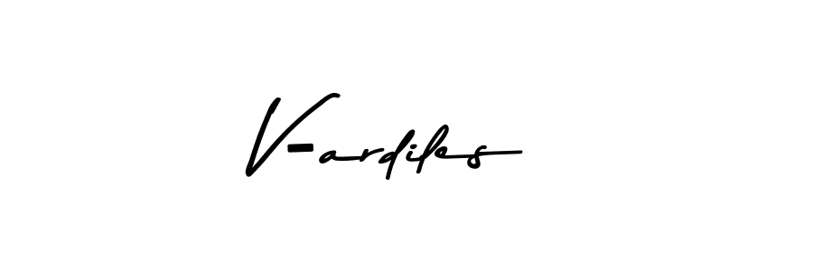 Design your own signature with our free online signature maker. With this signature software, you can create a handwritten (Asem Kandis PERSONAL USE) signature for name V-ardiles. V-ardiles signature style 9 images and pictures png
