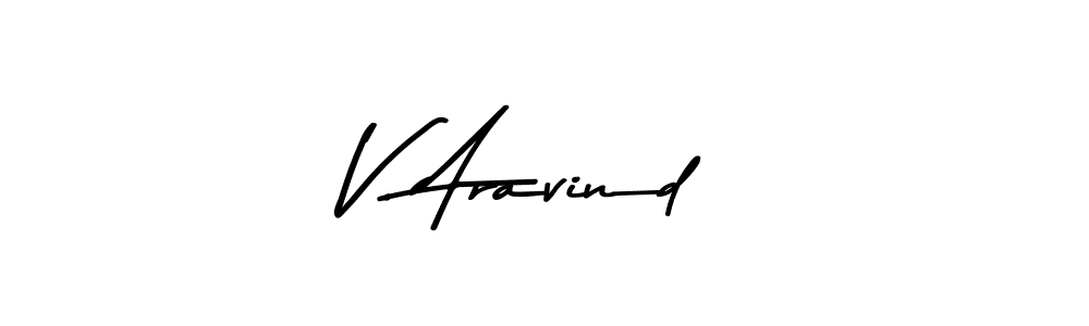 if you are searching for the best signature style for your name V. Aravind. so please give up your signature search. here we have designed multiple signature styles  using Asem Kandis PERSONAL USE. V. Aravind signature style 9 images and pictures png