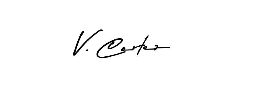 V. Cortez stylish signature style. Best Handwritten Sign (Asem Kandis PERSONAL USE) for my name. Handwritten Signature Collection Ideas for my name V. Cortez. V. Cortez signature style 9 images and pictures png