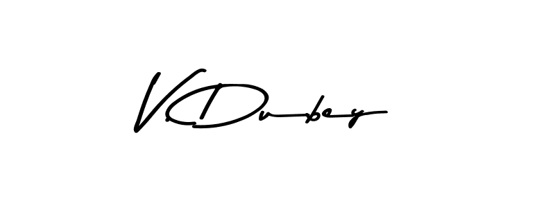 Make a beautiful signature design for name V. Dubey. Use this online signature maker to create a handwritten signature for free. V. Dubey signature style 9 images and pictures png