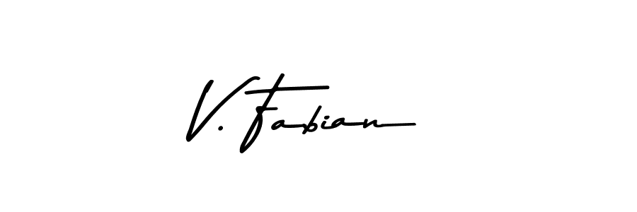 Check out images of Autograph of V. Fabian name. Actor V. Fabian Signature Style. Asem Kandis PERSONAL USE is a professional sign style online. V. Fabian signature style 9 images and pictures png