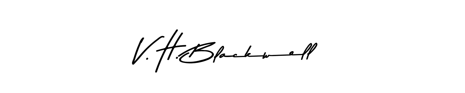 This is the best signature style for the V. H. Blackwell name. Also you like these signature font (Asem Kandis PERSONAL USE). Mix name signature. V. H. Blackwell signature style 9 images and pictures png