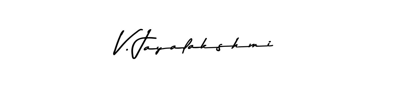 You can use this online signature creator to create a handwritten signature for the name V. Jayalakshmi. This is the best online autograph maker. V. Jayalakshmi signature style 9 images and pictures png