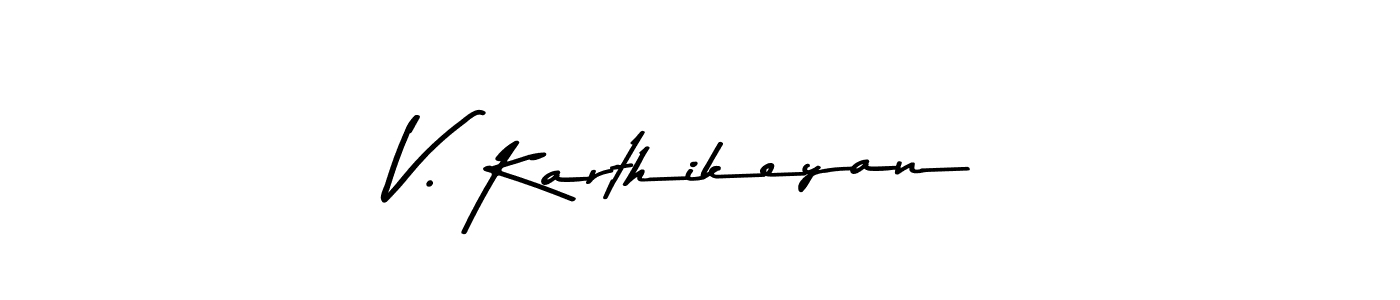 How to Draw V. Karthikeyan signature style? Asem Kandis PERSONAL USE is a latest design signature styles for name V. Karthikeyan. V. Karthikeyan signature style 9 images and pictures png