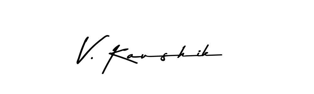 Similarly Asem Kandis PERSONAL USE is the best handwritten signature design. Signature creator online .You can use it as an online autograph creator for name V. Kaushik. V. Kaushik signature style 9 images and pictures png