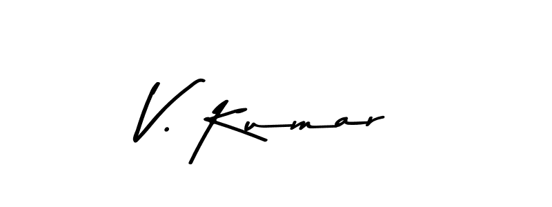 Asem Kandis PERSONAL USE is a professional signature style that is perfect for those who want to add a touch of class to their signature. It is also a great choice for those who want to make their signature more unique. Get V. Kumar name to fancy signature for free. V. Kumar signature style 9 images and pictures png