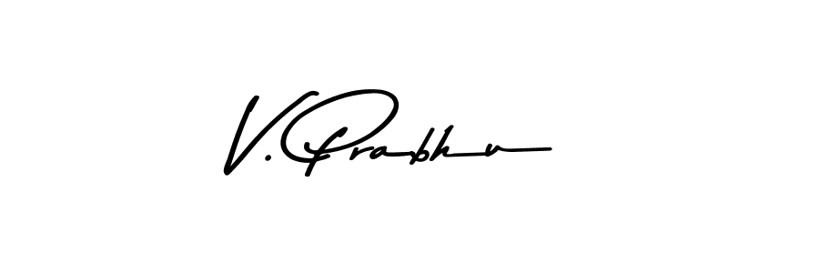 How to make V. Prabhu signature? Asem Kandis PERSONAL USE is a professional autograph style. Create handwritten signature for V. Prabhu name. V. Prabhu signature style 9 images and pictures png