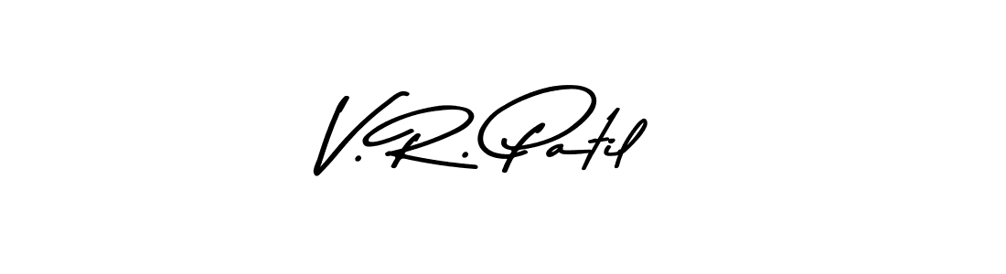 Use a signature maker to create a handwritten signature online. With this signature software, you can design (Asem Kandis PERSONAL USE) your own signature for name V. R. Patil. V. R. Patil signature style 9 images and pictures png