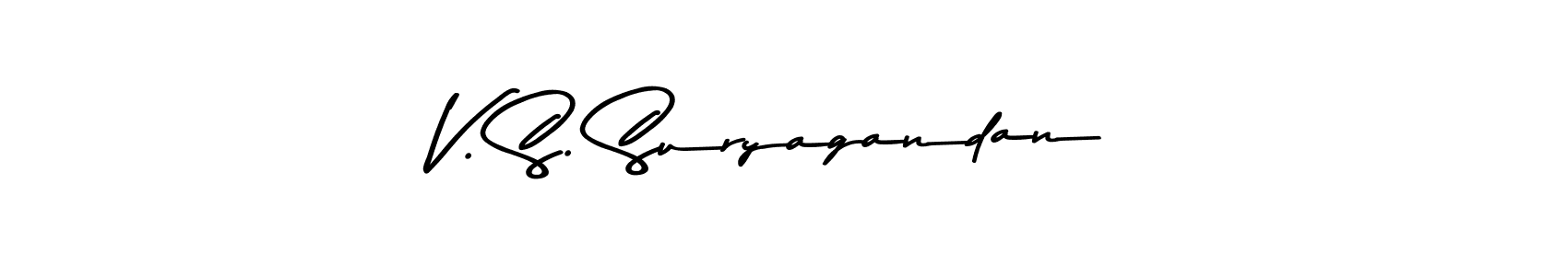 Make a short V. S. Suryagandan signature style. Manage your documents anywhere anytime using Asem Kandis PERSONAL USE. Create and add eSignatures, submit forms, share and send files easily. V. S. Suryagandan signature style 9 images and pictures png