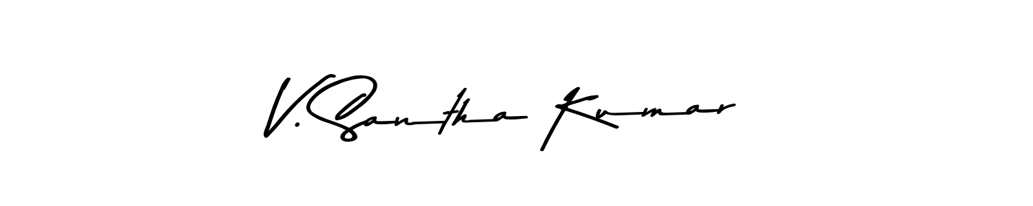 Here are the top 10 professional signature styles for the name V. Santha Kumar. These are the best autograph styles you can use for your name. V. Santha Kumar signature style 9 images and pictures png