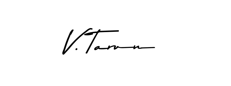 Also we have V. Tarun name is the best signature style. Create professional handwritten signature collection using Asem Kandis PERSONAL USE autograph style. V. Tarun signature style 9 images and pictures png