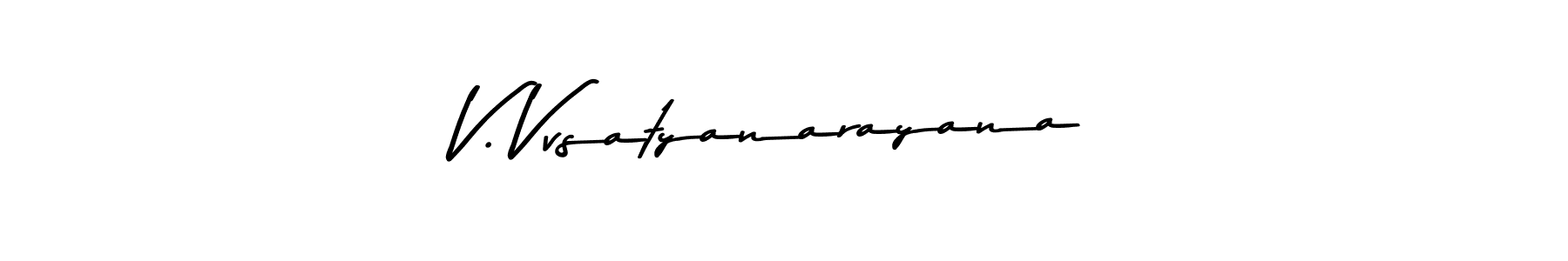 Also we have V. Vvsatyanarayana name is the best signature style. Create professional handwritten signature collection using Asem Kandis PERSONAL USE autograph style. V. Vvsatyanarayana signature style 9 images and pictures png