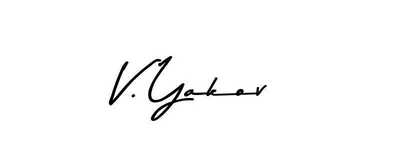 How to Draw V. Yakov signature style? Asem Kandis PERSONAL USE is a latest design signature styles for name V. Yakov. V. Yakov signature style 9 images and pictures png