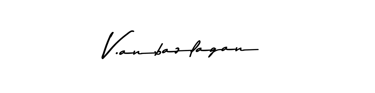 Use a signature maker to create a handwritten signature online. With this signature software, you can design (Asem Kandis PERSONAL USE) your own signature for name V.anbazlagan. V.anbazlagan signature style 9 images and pictures png
