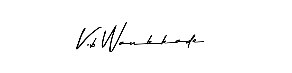 Once you've used our free online signature maker to create your best signature Asem Kandis PERSONAL USE style, it's time to enjoy all of the benefits that V.b Wankhade name signing documents. V.b Wankhade signature style 9 images and pictures png