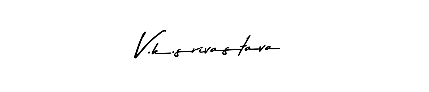 Design your own signature with our free online signature maker. With this signature software, you can create a handwritten (Asem Kandis PERSONAL USE) signature for name V.k.srivastava. V.k.srivastava signature style 9 images and pictures png