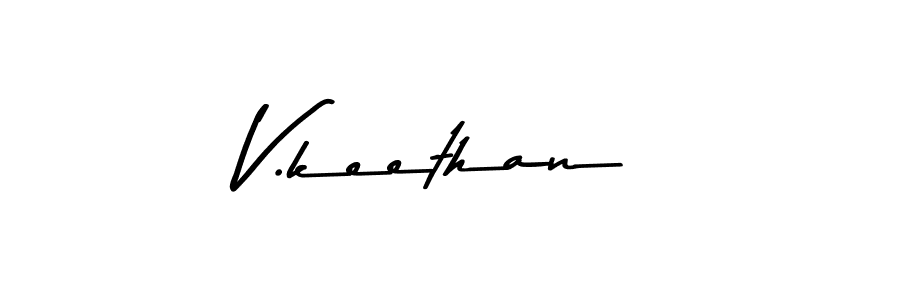 How to Draw V.keethan signature style? Asem Kandis PERSONAL USE is a latest design signature styles for name V.keethan. V.keethan signature style 9 images and pictures png