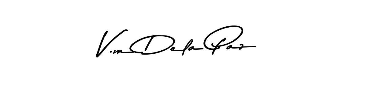 if you are searching for the best signature style for your name V.m Dela Paz. so please give up your signature search. here we have designed multiple signature styles  using Asem Kandis PERSONAL USE. V.m Dela Paz signature style 9 images and pictures png