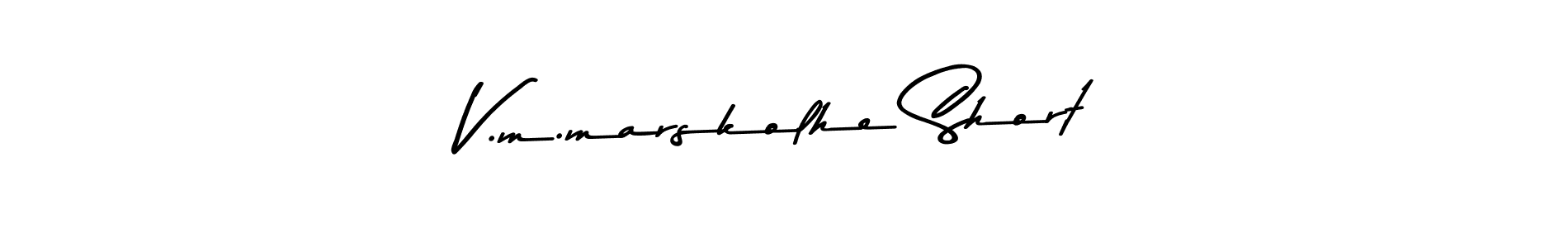 Make a beautiful signature design for name V.m.marskolhe Short. Use this online signature maker to create a handwritten signature for free. V.m.marskolhe Short signature style 9 images and pictures png