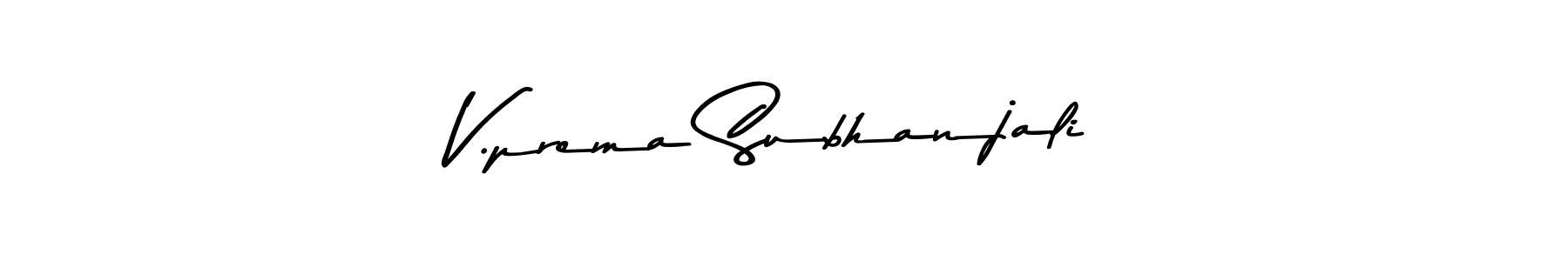 How to Draw V.prema Subhanjali signature style? Asem Kandis PERSONAL USE is a latest design signature styles for name V.prema Subhanjali. V.prema Subhanjali signature style 9 images and pictures png