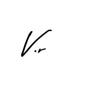 How to Draw V.r signature style? Asem Kandis PERSONAL USE is a latest design signature styles for name V.r. V.r signature style 9 images and pictures png
