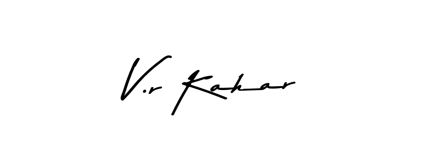 Make a beautiful signature design for name V.r Kahar. Use this online signature maker to create a handwritten signature for free. V.r Kahar signature style 9 images and pictures png