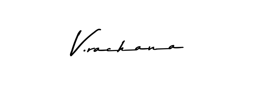 The best way (Asem Kandis PERSONAL USE) to make a short signature is to pick only two or three words in your name. The name V.rachana include a total of six letters. For converting this name. V.rachana signature style 9 images and pictures png