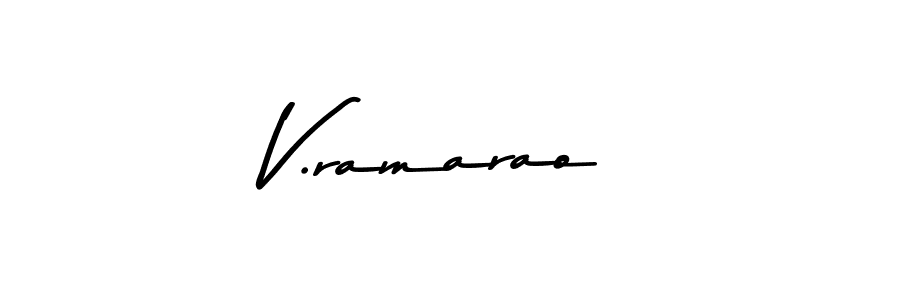 You should practise on your own different ways (Asem Kandis PERSONAL USE) to write your name (V.ramarao) in signature. don't let someone else do it for you. V.ramarao signature style 9 images and pictures png